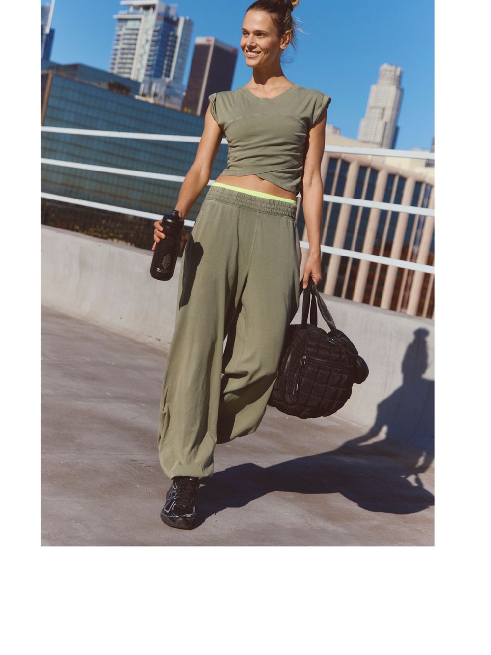 New Free People  Hot Shot Cross Over Set in Terrain S